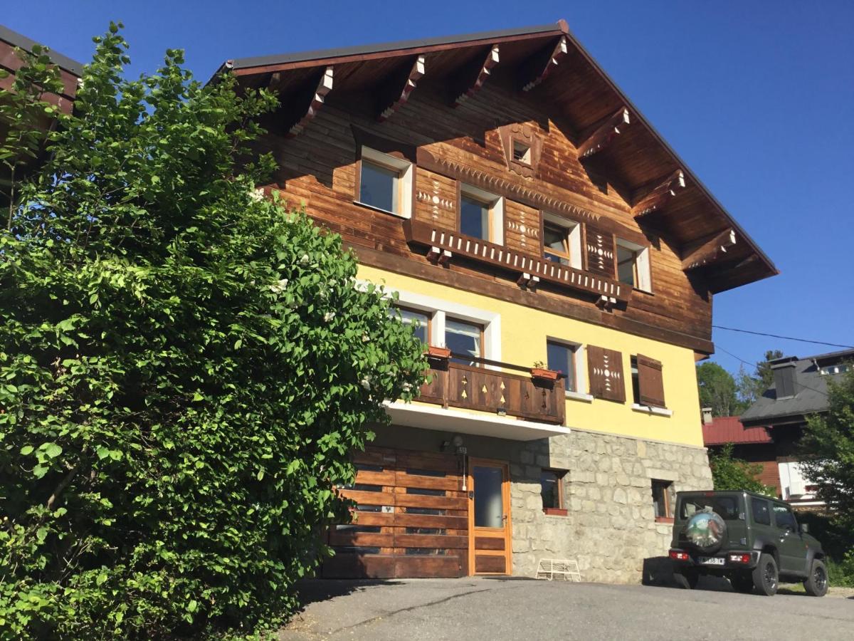 Chambre Independante Avec Salle De Bain Independante Au Rdc D Un Chalet A 25 Kms Chamonix แซ็งต์-แฌร์เวส์-เลส์-แบ็งส์ ภายนอก รูปภาพ